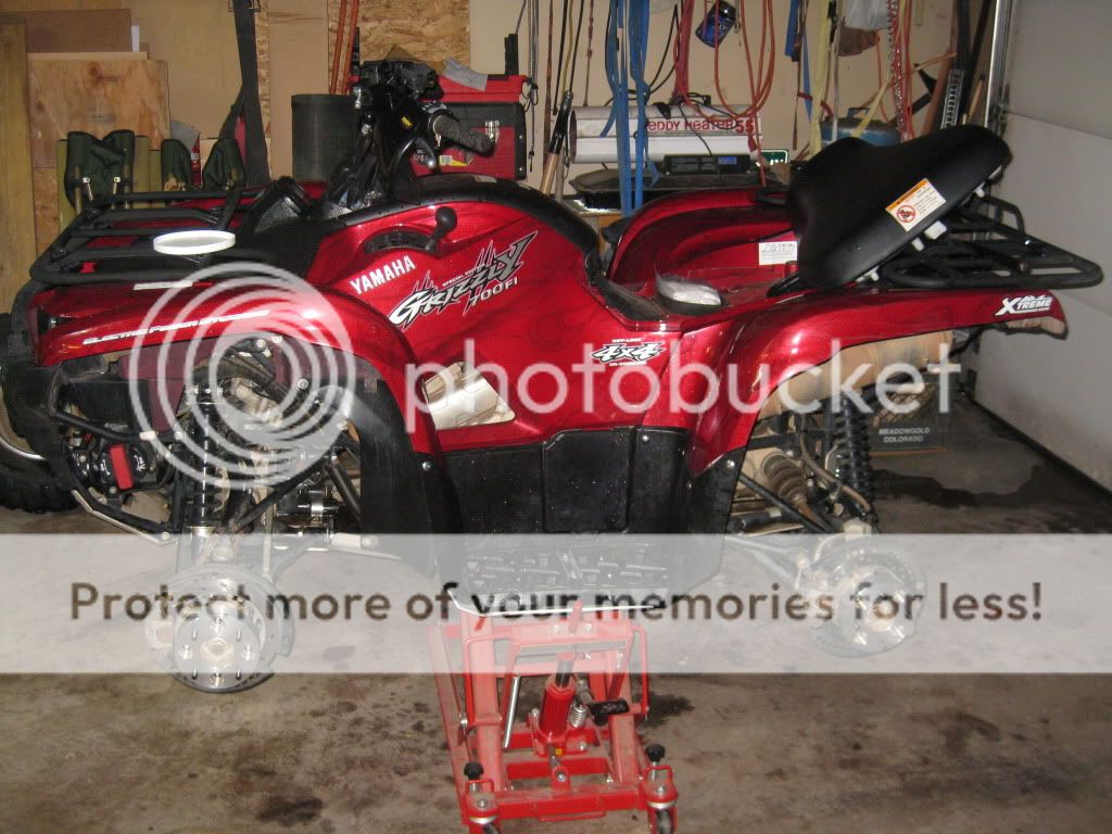 Installing 1.5in wheel spacers Grizz 550/700 Grizzly Riders Yamaha